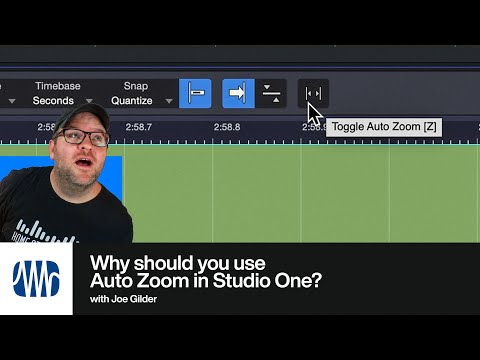 Why should you use Auto Zoom in Studio One? | PreSonus