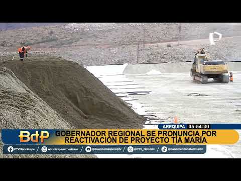 Gobernador de Arequipa señaló que el Gobierno no puede imponer una actividad económica