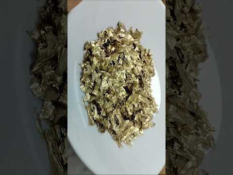 ورق الذهب صنع منزلي فقط ب 2 مكونات لتزيين الحلويات بأبسط طريقة دقائق تكمليه #اكسبلور #حلويات #وصفات