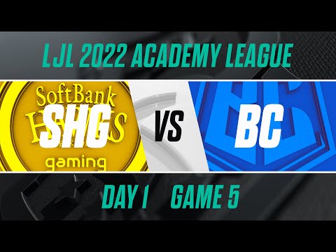 SHG.A vs BC.A｜LJL 2022 Academy League Day 1 Game 5