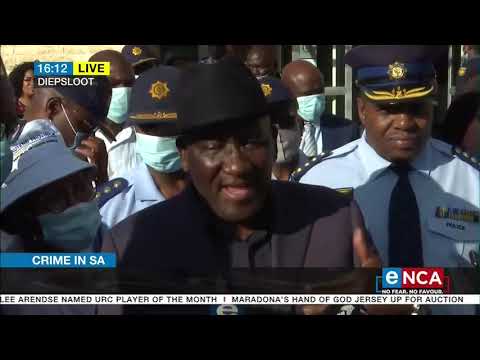 Crime in SA | Police minister addresses Diepsloot protestors