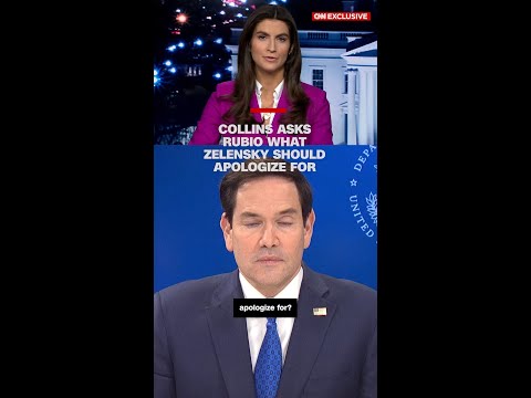 Collins asks Rubio what Zelensky should apologize for