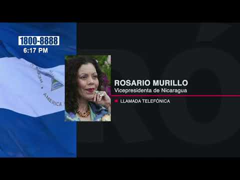 Vicepresidenta de Nicaragua: «Pedimos a Dios un buen invierno»