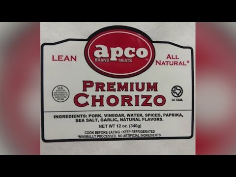 Public health alert issued for raw pork chorizo products sold at Texas H-E-B stores