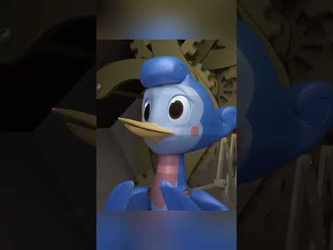 Un pequeño pájaro salvó a su amigo del gato con una idea brillante  #youtubeshorts