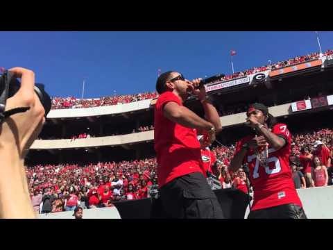 Ludacris plays G-Day at Sanford Stadium