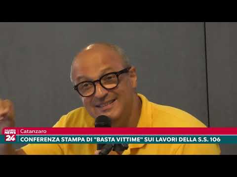 Catanzaro: Conferenza stampa di "Basta vittime" sui lavori della S.S. 106