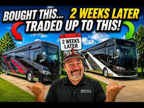 Customers weren't happy with their Brand New Tiffin Allegro Bus.... So we traded them out!!