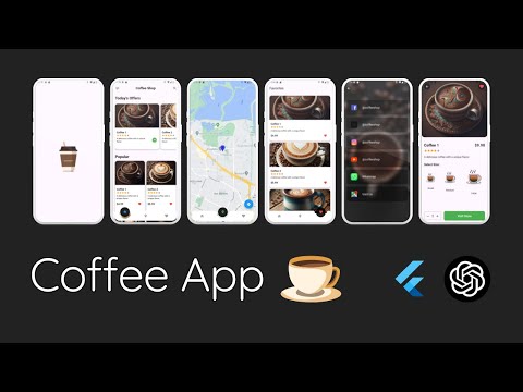 Build a Complete Coffee Shop App in Flutter | From Idea to Design, Development & Presentation