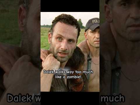 Dalek walks way too much like a zombie!#thewalkingdead #shorts #series #foryou poster