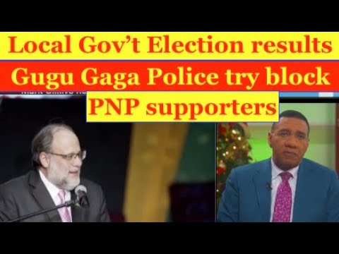 Local Gov't election result. Gugu Gaga police try bock PNP supporters