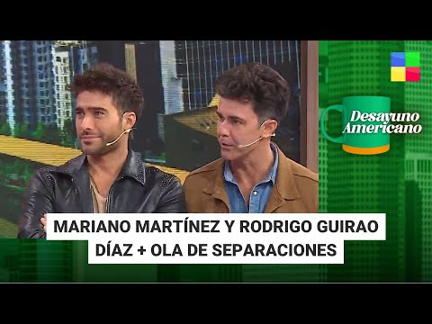 Ola de separaciones + Mariano Martínez y Rodrigo Guirao Díaz - #DesayunoAmericano (12/4/23)