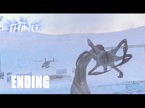 The Thing Remastered Ending and Final Boss Fight 4K Gameplay