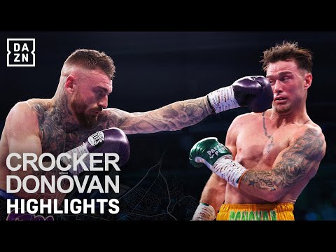 LEWIS CROCKER VS. PADDY DONOVAN HIGHLIGHTS