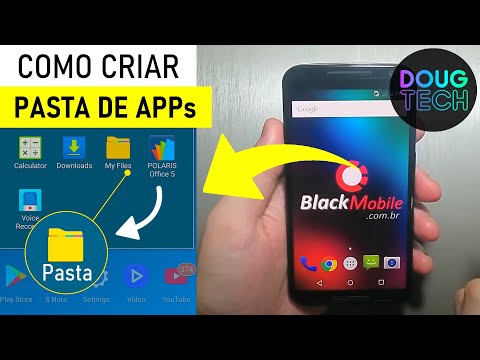 Como Criar PASTA de Aplicativos em Motorola Antigo