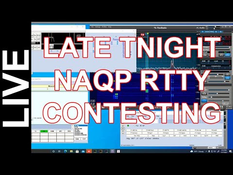 Ham Radio Contesting - NAQP RTTY Aug 2021 Live Contesting