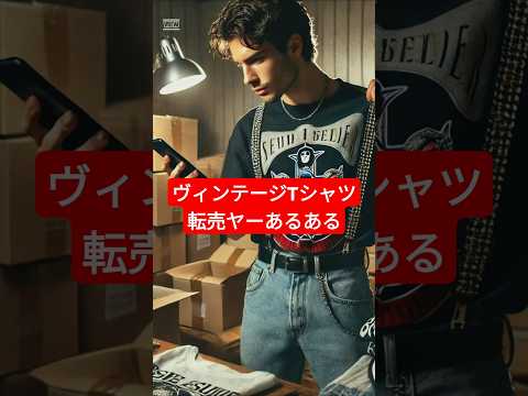 ヴィンテージTシャツ転売ヤーあるある#shorts