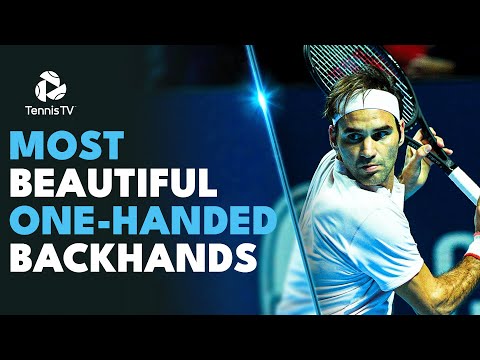 Most Beautiful One-Handed Backhands Ever Caught On Camera 🤩