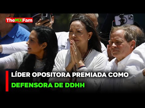 NOTICIAS | DAN A CORINA MACHADO EL PREMIO VÁCLAV HAVEL | TheMXFam