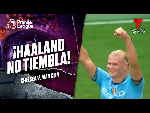 Erling Haaland marca el primero - Chelsea v. Manchester City | Premier League | Telemundo Deportes