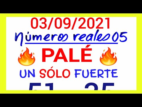NÚMEROS PARA HOY 03/09/21 DE SEPTIEMBRE PARA TODAS LAS LOTERÍAS....!! Números reales 05 para hoy...!