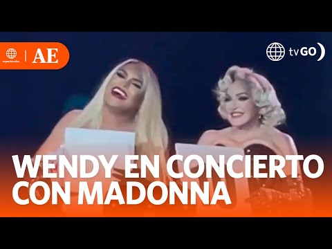 Wendy Guevara sorprende al aparecer con Madonna | América Espectáculos (HOY)