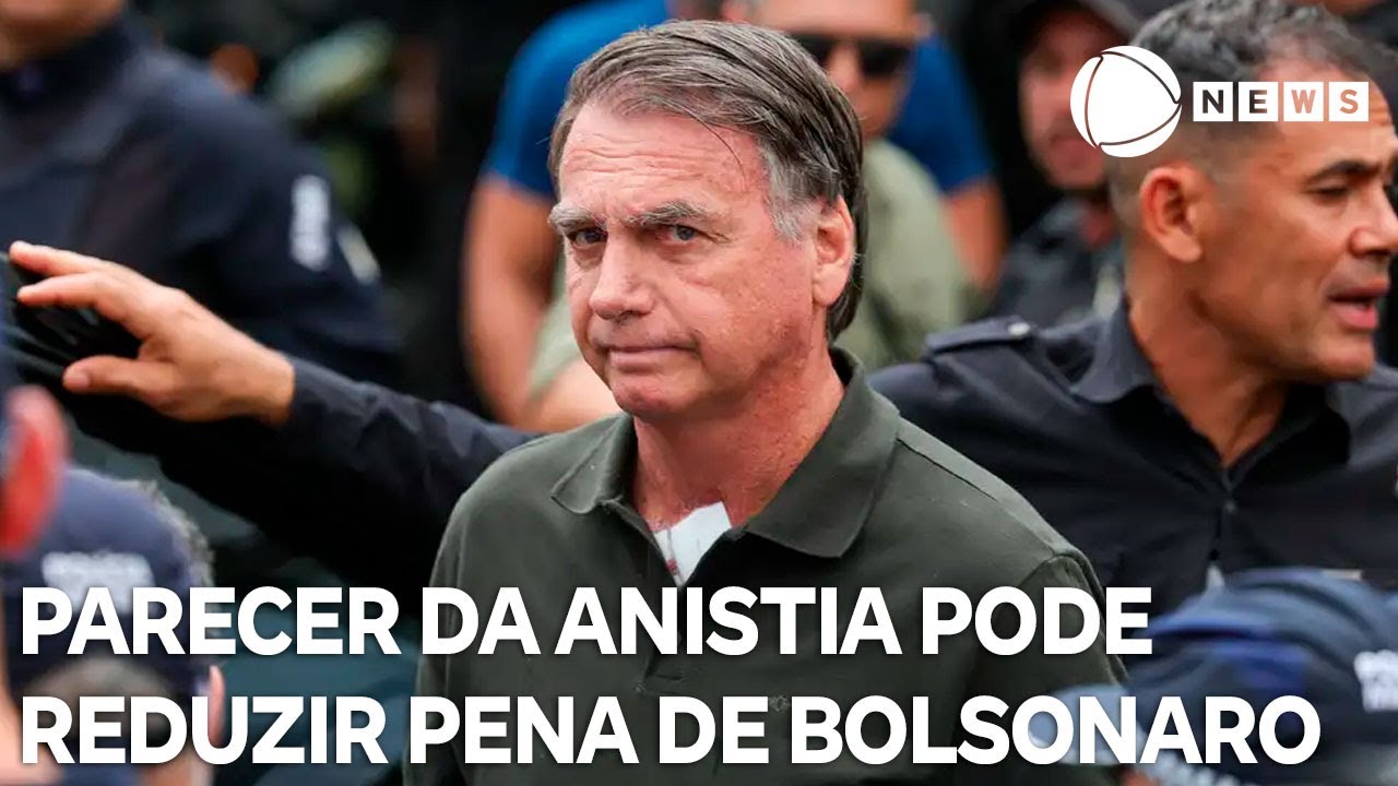 Parecer da anistia pode reduzir pena de Bolsonaro
