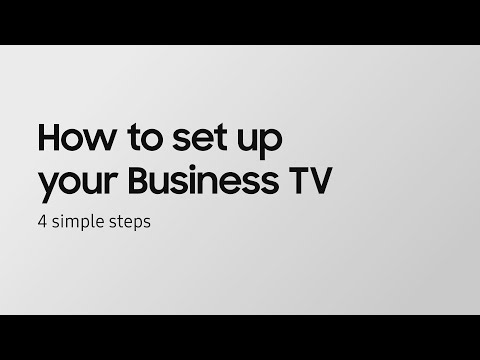 Samsung Business TV: Quick start guide I Samsung