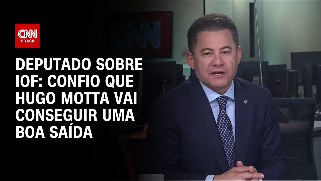 Confio que Hugo Motta vai conseguir uma boa saída diz deputado sobre IOF | CNN NOVO DIA