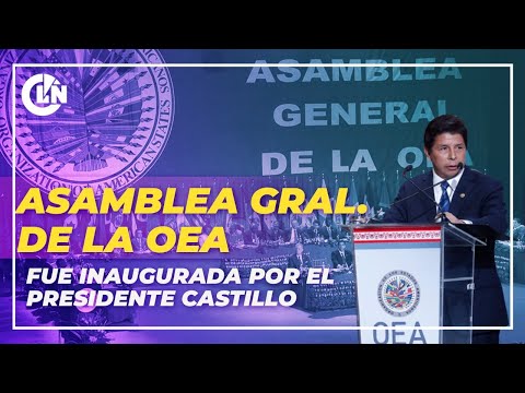 Presidente Pedro Castillo inaugurará Asamblea general de la OEA