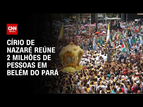 Círio de Nazaré reúne 2 milhões de pessoas em Belém do Pará | CNN PRIME TIME