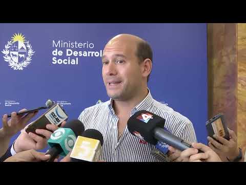 Declaraciones del ministro de Desarrollo Social, Martín Lema