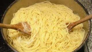 RECETAS INFANTILES Spaguetti con Crema y Elote - YouTube