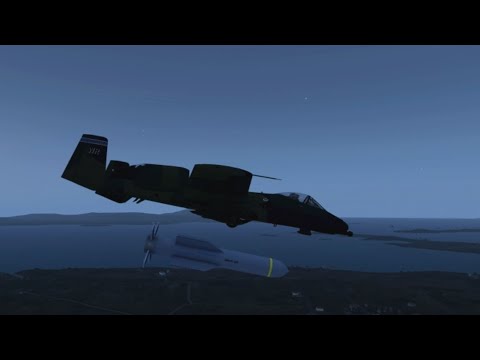 GBU-57 MOP 大型貫通爆弾 A-10で爆撃する様子 Massive Ordnance Penetrator GBU-57A/B
