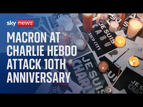 French President Macron pays tribute on 10th anniversary of Charlie Hebdo magazine attack