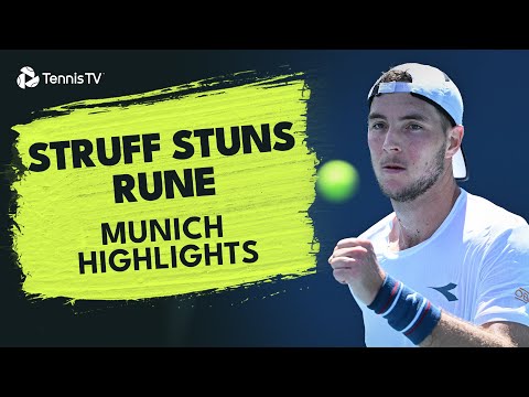 Jan-Lennard Struff vs Holger Rune Highlights | Munich 2024