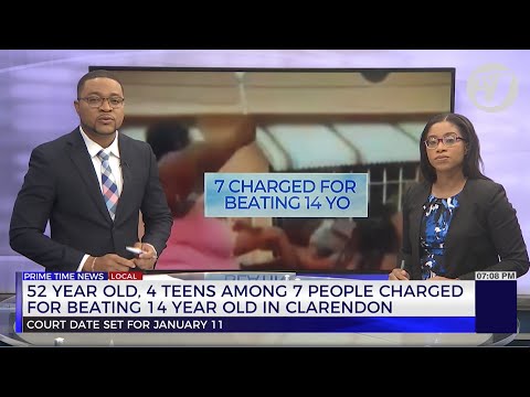 54 Yr Old, 4 Teens among 7 People Charged for Beating 14yr old in Clarendon | TVJ News
