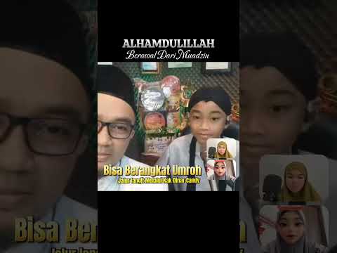 Alhamdulillah! Berawal Dari Muadzin Bisa Berangkat Umroh Jalur Langit Melalui Kak Dinar Candy