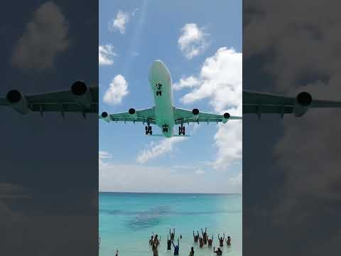 Planes Fly Just Above People's Heads Here #shorts