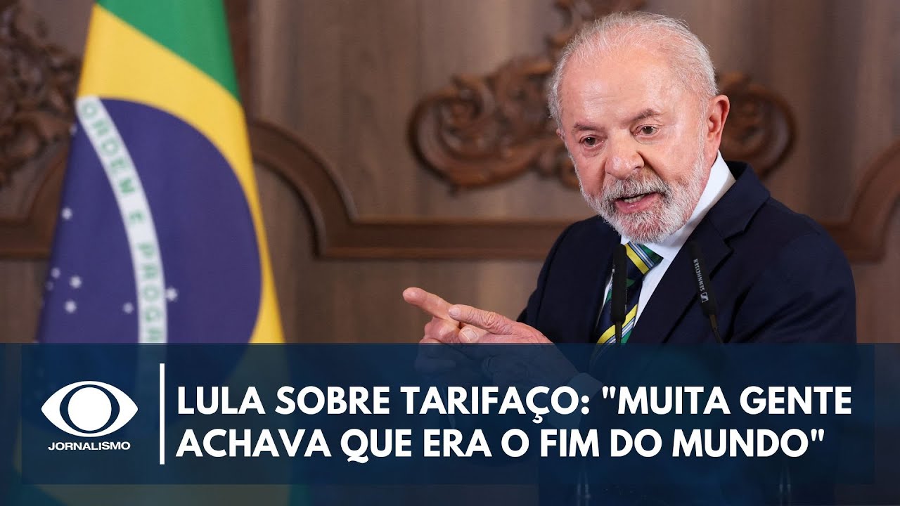 Lula sobre tarifaço: “Muita gente achava que era o fim do mundo”