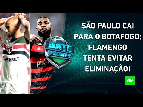 São Paulo É ELIMINADO pelo Botafogo nos PÊNALTIS; HOJE TEM Peñarol x Flamengo | BATE-PRONTO