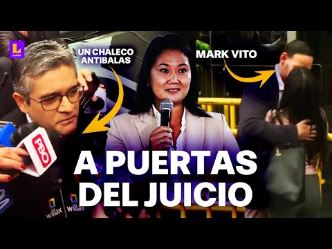 Juicio oral a Keiko Fujimori: Domingo Pérez, Mark Vito y más personajes llegan a la audiencia