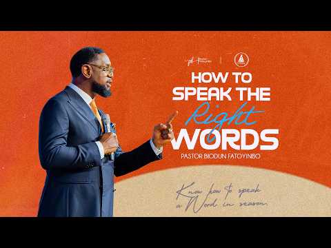 How To Speak The Right Words | Pastor Biodun Fatoyinbo | COZA Sunday Service | 23-08-2026