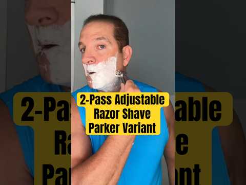 2-Pass Adjustable Razor Shave Parker Variant #shaving #razor #howto #skincare #music #nirvana