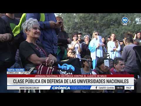 Jornada de lucha en Córdoba contra el desfinanciamiento de la educación pública