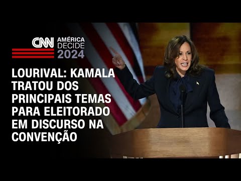 Lourival: Kamala tratou dos principais temas para eleitorado em discurso na Convenção|AMÉRICA DECIDE