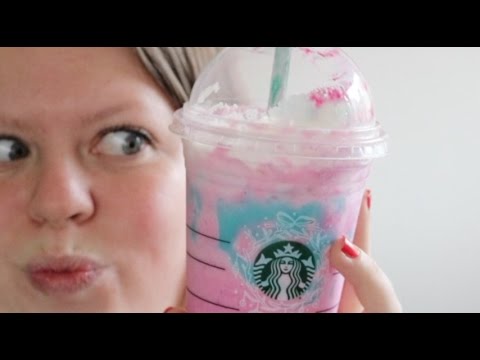 Testing The New Starbucks Unicorn Frappe! Yay or Nay?