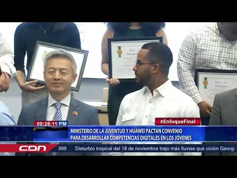 Ministerio de la Juventud y Huawei pactan convenio para desarrollar competencias digitales