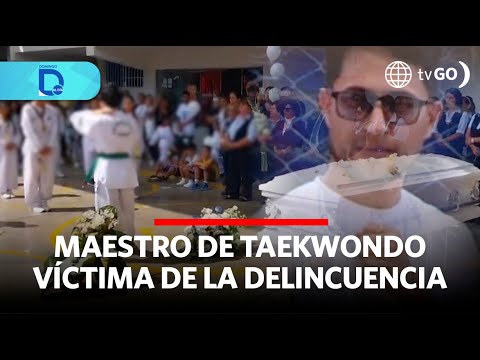 Maestro de taekwondo víctima de la delincuencia | Domingo al Día | Perú