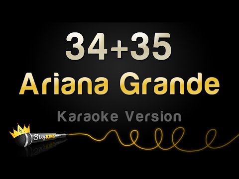 Ariana Grande - 34+35 (Karaoke Version)